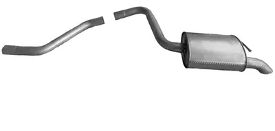 Rear Muffler Ford MONDEO III Turnier