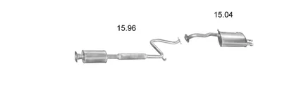 Exhaust System Nissan PRIMERA · Nissan PRIMERA Hatchback