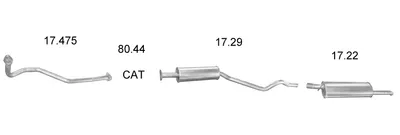 EDEX exhaust gas system 1151
