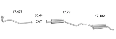 EDEX exhaust gas system 1153