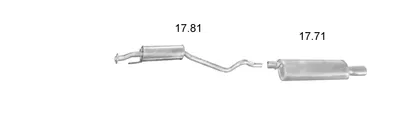 Exhaust System Opel ASTRA F Hatchback