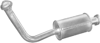 Front Muffler Mazda E Van · Mazda E Bus