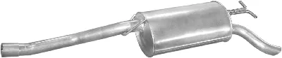 Rear Muffler Mercedes-Benz 190