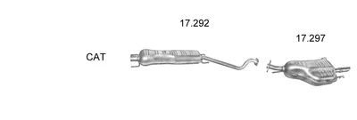 Exhaust System Opel ASTRA G Hatchback · Vauxhall ASTRA Mk IV Hatchback · Vauxhall ASTRA Mk IV Saloon