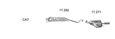 Exhaust System Opel ASTRA G Hatchback · Vauxhall ASTRA Mk IV Convertible · Vauxhall ASTRA Mk IV Coupe