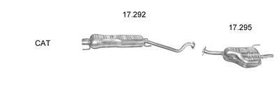 Exhaust System Opel ASTRA G Estate · Vauxhall ASTRA Mk IV Estate · Vauxhall ASTRAVAN Mk IV Estate Van