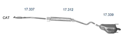 Exhaust System Opel ASTRA H · Opel ASTRA H GTC · Opel ASTRA H CLASSIC Hatchback