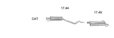 Exhaust System Opel ASTRA F Hatchback · Vauxhall ASTRA Mk III Hatchback · Vauxhall ASTRA Mk III Estate