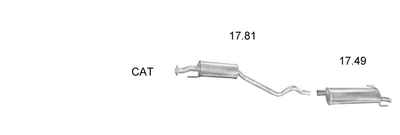 Exhaust System Opel ASTRA F Hatchback · Vauxhall ASTRA Mk III Saloon · Vauxhall ASTRA Mk III Hatchback