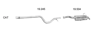 Exhaust System Peugeot 607