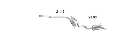 Exhaust System Renault 19 I Chamade · Renault 19 II Chamade