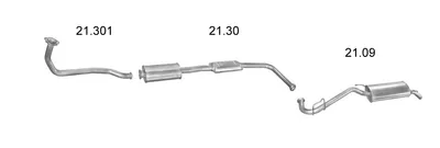 Exhaust System Renault CLIO I