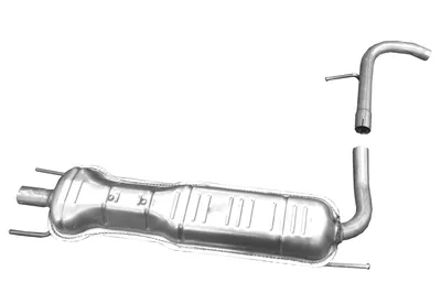 Centre Muffler Opel ZAFIRA / ZAFIRA FAMILY B