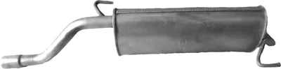 Rear Muffler Vauxhall CORSAVAN Mk III Hatchback Van · Opel CORSA D Hatchback Van · Opel CORSA D