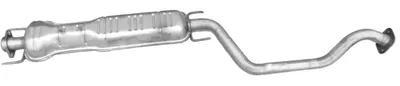 Centre Muffler Opel ZAFIRA A MPV · Vauxhall ZAFIRA A