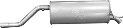 Rear Muffler Opel CORSA D · Opel CORSA D Hatchback Van