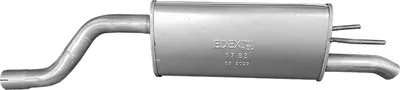 Rear Muffler Opel MERIVA B MPV