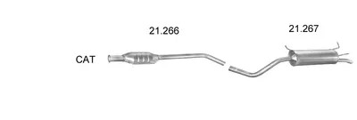 Exhaust System Renault MEGANE I Grandtour · Renault MEGANE I · Renault MEGANE I Classic