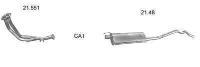 Exhaust System Renault ESPACE II