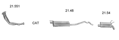 Exhaust System Renault ESPACE II