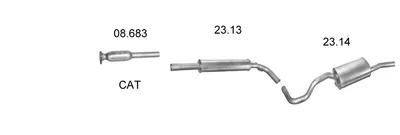Exhaust System Seat CORDOBA