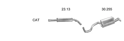 Exhaust System Seat CORDOBA · Vw POLO III CLASSIC · Seat CORDOBA Vario