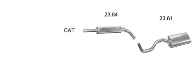 Exhaust System Seat IBIZA II