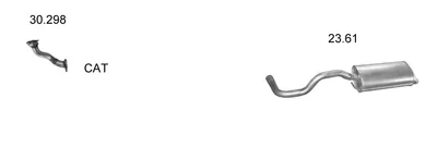 Exhaust System Seat IBIZA II