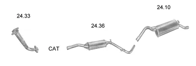 Exhaust System Skoda FELICIA I · Skoda FELICIA II