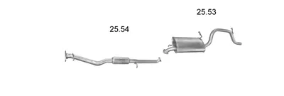 Exhaust System Suzuki WAGON R+ · Suzuki IGNIS I