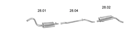 Exhaust System Wartburg 353 · Wartburg 353 Tourist