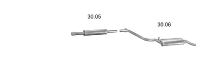 Exhaust System Vw GOLF II