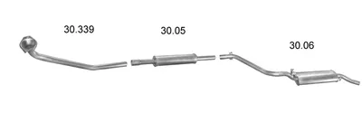 Exhaust System Vw GOLF II