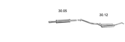 Exhaust System Vw JETTA II