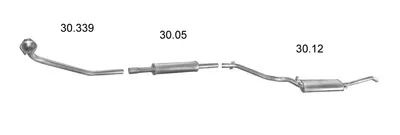 Exhaust System Vw JETTA II