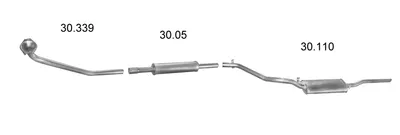 Exhaust System Vw JETTA II