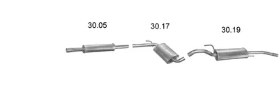 Exhaust System Vw PASSAT B3/B4 · Vw PASSAT B3/B4 Variant