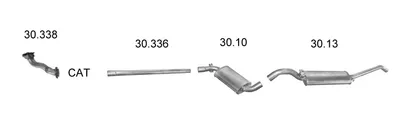 Exhaust System Vw JETTA II