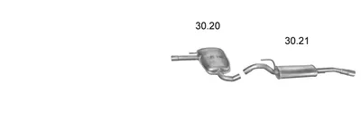 Exhaust System Vw PASSAT B3/B4 · Vw PASSAT B3/B4 Variant