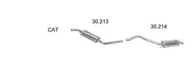 Exhaust System Vw TRANSPORTER T4 Bus · Vw TRANSPORTER T4 Van