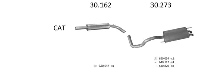 Exhaust System Vw POLO III · Vw POLO