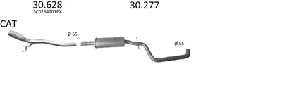 Exhaust System Audi A3