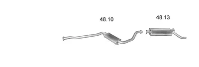 Exhaust System Saab 9000