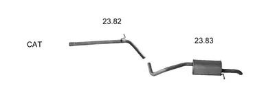 Exhaust System Seat IBIZA IV · Skoda FABIA II · Skoda FABIA II Combi
