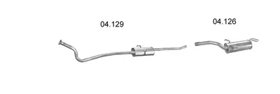 Exhaust System Citroën JUMPY I · Fiat SCUDO Bus · Peugeot EXPERT