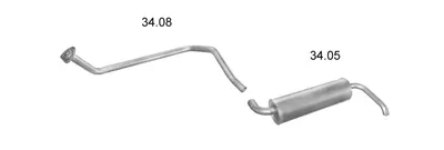 Exhaust gas system EDEX 2513