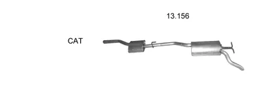 Exhaust System Mercedes-Benz E-CLASS