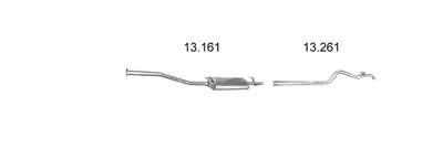 Exhaust System Mercedes-Benz SPRINTER 2-t Bus · Mercedes-Benz SPRINTER 2-t Van · Mercedes-Benz SPRINTER 2-t Platform/Chassis