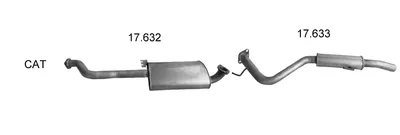 Exhaust System Opel FRONTERA B · Vauxhall FRONTERA Mk II