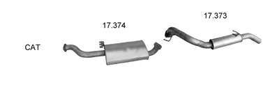 Exhaust System Opel FRONTERA B · Vauxhall FRONTERA Mk II